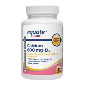 Equate Calcium + D3 Tablets Dietary Supplement