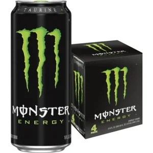 Monster Energy, Original, Energy Drink, 4 Pack - 16 Fl Oz
